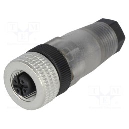 1 pcs x HIRSCHMANN - 933210199 ELKA 4012 PG7 TOPAS - Plug, M12, PIN: 4, female, A code-DeviceNet / CANopen, for cable