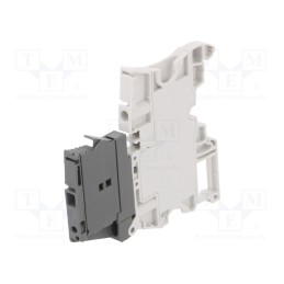 1 pcs x TE Connectivity - 1SNK506412R0000 (ZS4-SF-R1) - Splice terminal: rail, 0.2÷4mm2, ways: 1, terminals: 2, Width: 6mm