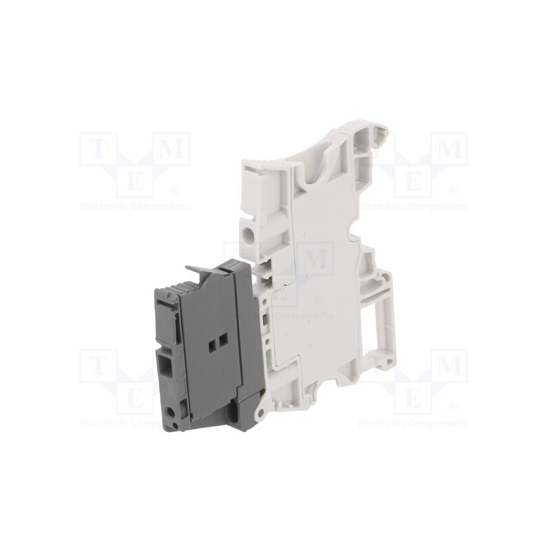 1 pcs x TE Connectivity - 1SNK506412R0000 (ZS4-SF-R1) - Splice terminal: rail, 0.2÷4mm2, ways: 1, terminals: 2, Width: 6mm
