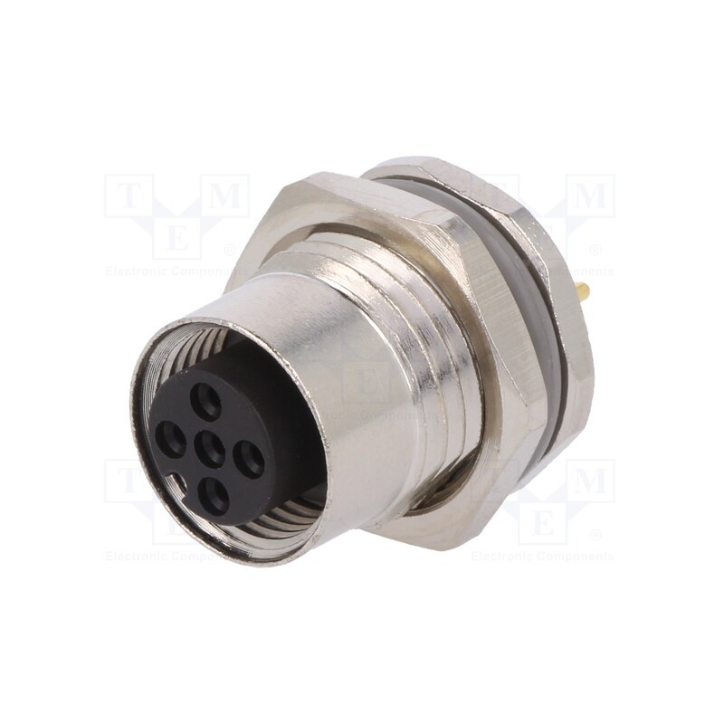 1 pcs x TE Connectivity - T4141012041-000 - Socket, M12, PIN: 4, female, A code-DeviceNet / CANopen, THT, IP67