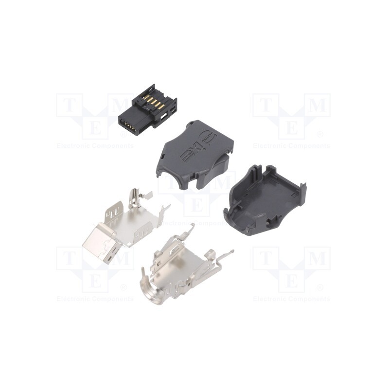 1 pcs x HARTING - 09451812560XL - Connector: ix Industrial, plug, ix Industrial®, female, PIN: 10, A
