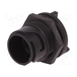 1 pcs x BULGIN - PXP4013/06P - Connector: circular, socket, male, PIN: 6, w/o contacts, UL94V-0