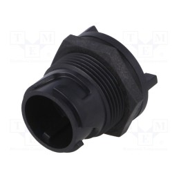 1 pcs x BULGIN - PXP4013/04P - Connector: circular, socket, male, PIN: 4, w/o contacts, UL94V-0