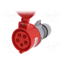 1 pcs x PCE - 225-6TT - Connector: AC supply 3-phase, socket, female, 32A, 400VAC, IP44