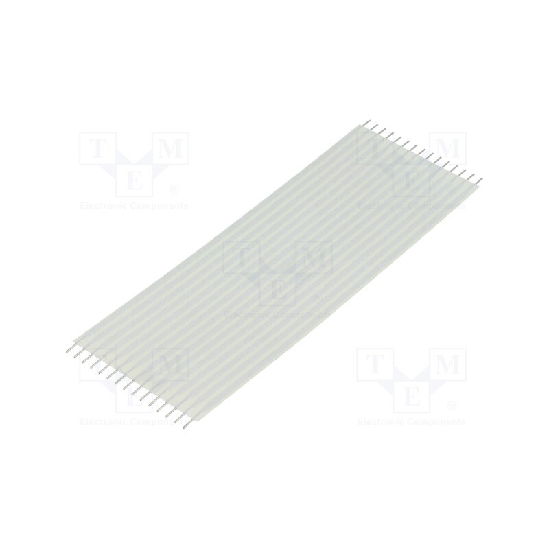 1 pcs x TE Connectivity - 5-1437145-6 - Connector: jumper cable, Cable ph: 2.54mm, L: 101.6mm, straight