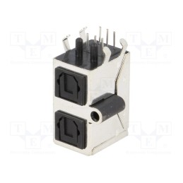 1 pcs x CLIFF - FC6842135TR - Connector: optical (Toslink), with cover, screw, angled 90°, THT