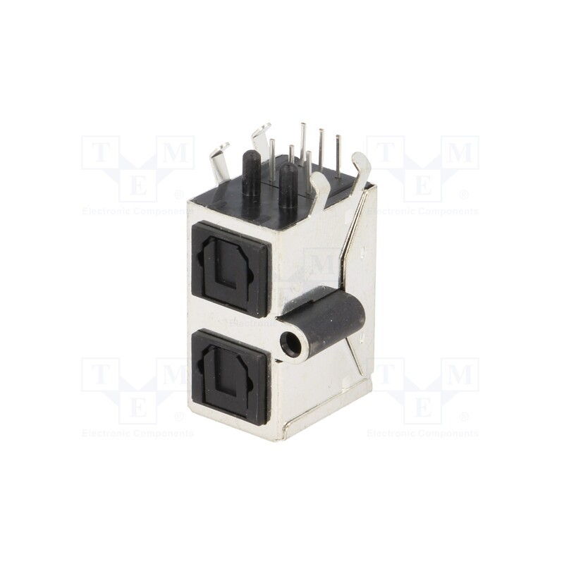 1 pcs x CLIFF - FC6842135TR - Connector: optical (Toslink), with cover, screw, angled 90°, THT