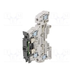 1 pcs x TE Connectivity - 1SNK508423R0000 (ZS4-D2-SF1-R1) - Splice terminal: rail, 0.2÷6mm2, ways: 2, terminals: 4, Width: 8mm