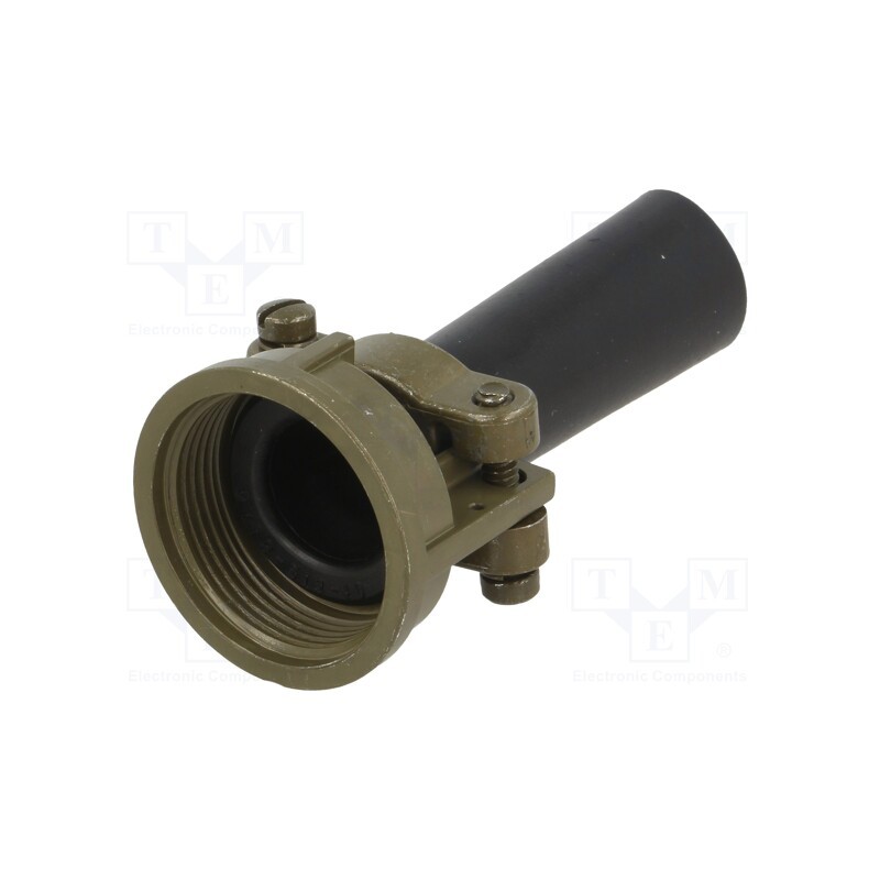 1 pcs x AMPHENOL - 97-3057-1010-1 - Cable hood and fastener, size 18, 97, zinc alloy, olive