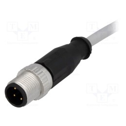 1 pcs x HARTING - 21348400484005 - Plug, M12, PIN: 4, male, A code-DeviceNet / CANopen, 0.5m, straight