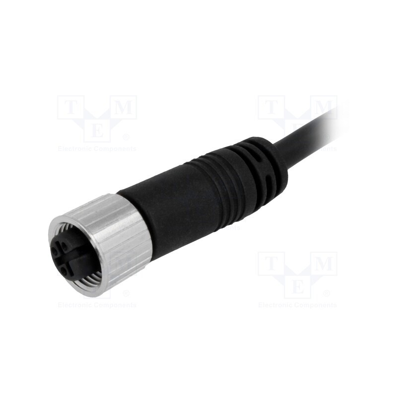 1 pcs x AMPHENOL LTW - M12A-03BFFM-SL8D01 - Plug, M12, PIN: 3, female, A code-DeviceNet / CANopen, 1m, 250V, 4A