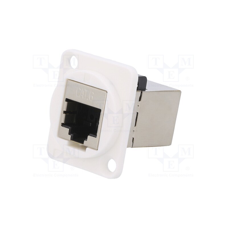 1 pcs x CLIFF - CP30222SW - Coupler, FT, Cat: 6, shielded, Layout: 8p8c, RJ45 socket,both sides