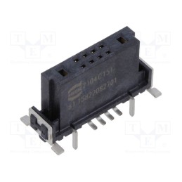 1 pcs x HARTING - 15822082701333 - Connector: PCB to PCB, female, PIN: 10(2+8), har-flex® Hybrid