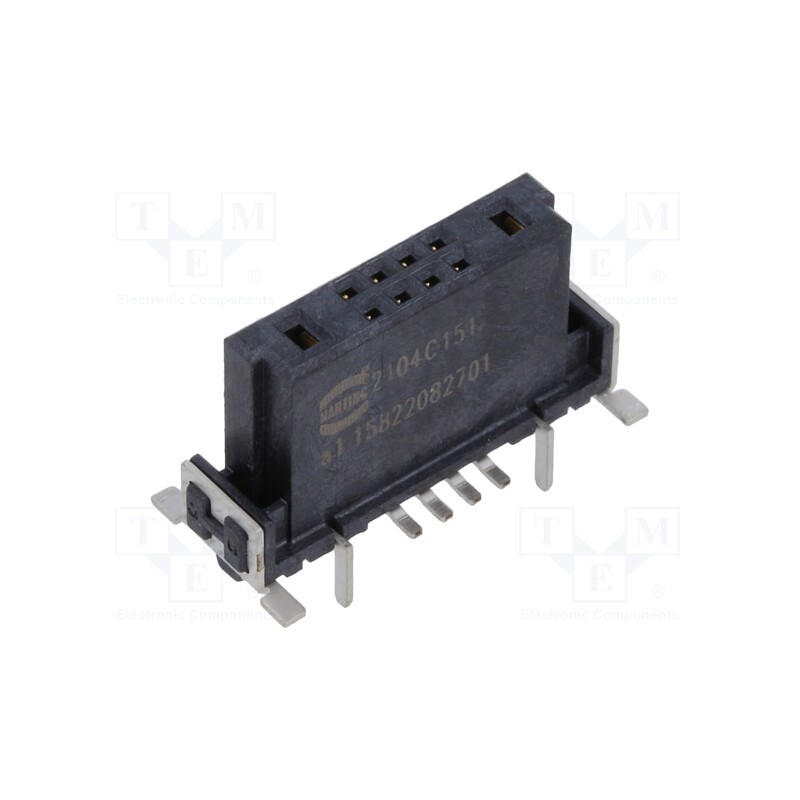 1 pcs x HARTING - 15822082701333 - Connector: PCB to PCB, female, PIN: 10(2+8), har-flex® Hybrid