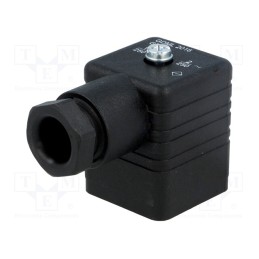 1 pcs x HIRSCHMANN - 934407100 GDML 2016 GB 1 SCHWARZ - Connector: valve connector, plug, form A, 18mm, female, PIN: 3, M16