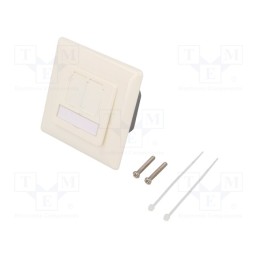 1 pcs x LOGILINK - NP0023 - Socket, RJ45, Cat: 6, shielded,double, Layout: 8p8c, 22AWG÷24AWG