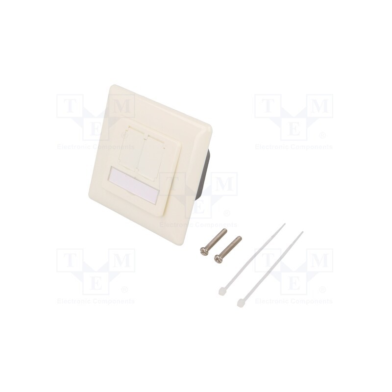 1 pcs x LOGILINK - NP0023 - Socket, RJ45, Cat: 6, shielded,double, Layout: 8p8c, 22AWG÷24AWG