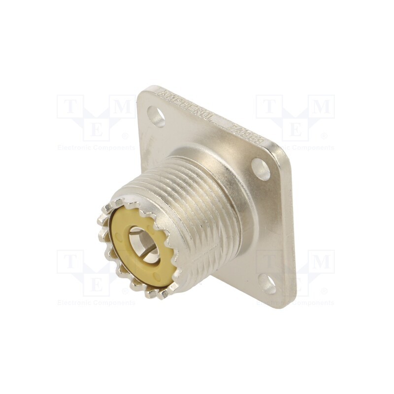 1 pcs x AMPHENOL RF - 083-1R - Socket, UHF (PL-259), female, straight, soldering, PBT, 300MHz