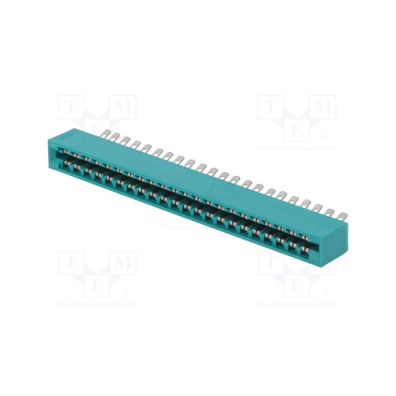 1 pcs x EDAC - 305-044-555-201 - Card edge, PIN: 44, soldering, on PCBs, gold-plated, 3.96mm, 305