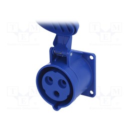 1 pcs x PCE - 323-6 - Connector: AC supply, socket, female, 32A, 230VAC, IEC 60309, IP54