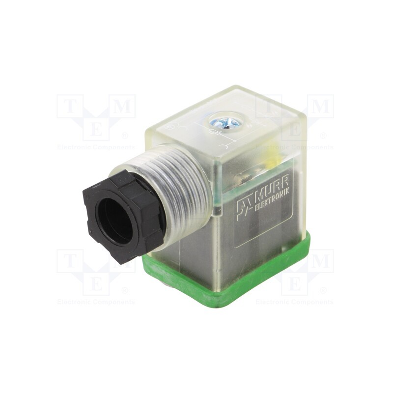1 pcs x MURR ELEKTRONIK - 7000-29685-0000000 - Connector: valve connector, plug, form B, 10mm, female, PIN: 3, 230V