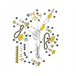 New Holland CX 479492 Grain Feeder Chain