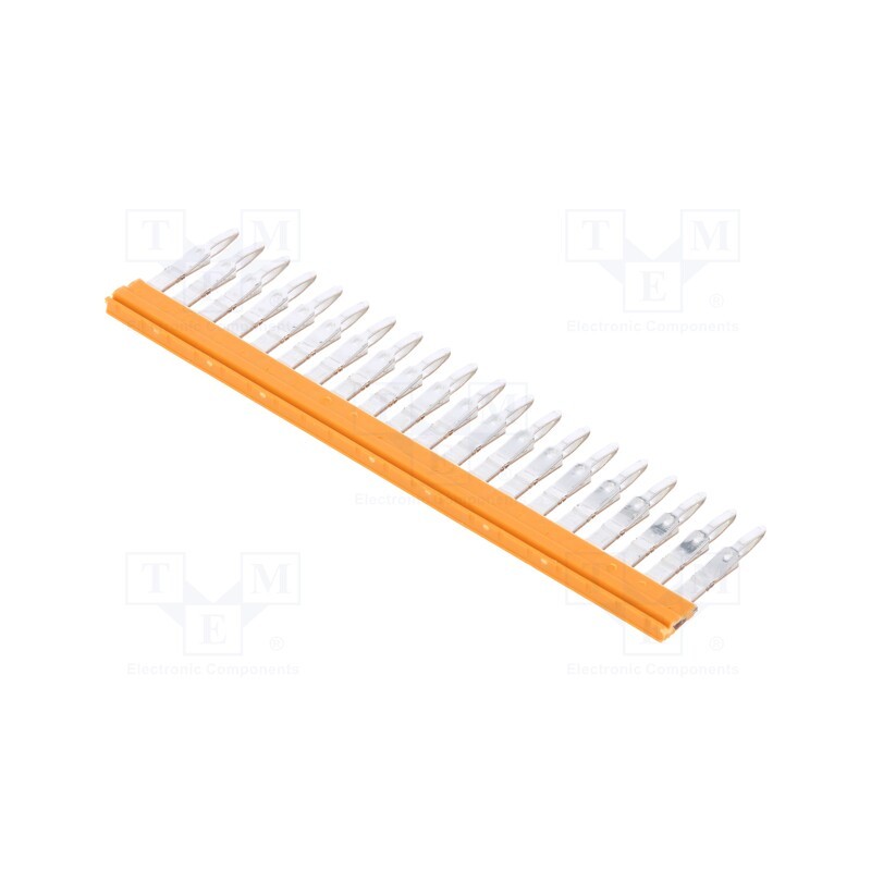1 pcs x WEIDMu00dcLLER - 1527720000 ZQV 2.5N/20 - Comb bridge, ways: 20, orange, A series