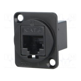 1 pcs x CLIFF - CP30222MB - Coupler, FT, Cat: 6, Layout: 8p8c, RJ45 socket,both sides, 19x24mm