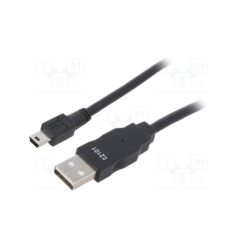 1 pcs x MOLEX - 887328602 - USB A - MINI-B 1.0M BLACK