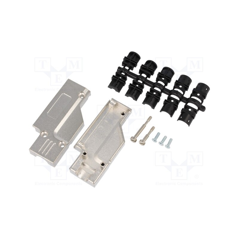 1 pcs x ENCITECH - DCMR25-FK-K - Enclosure: for D-Sub connectors, D-Sub 25pin,D-Sub HD 44pin