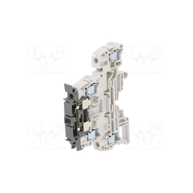 1 pcs x TE Connectivity - 1SNK508424R0000 (ZS4-D2-SF1-R3) - Splice terminal: rail, 0.2÷6mm2, ways: 2, terminals: 4, Width: 8mm