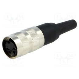1 pcs x AMPHENOL - T 3201 001 - Connector: M16, plug, female, soldering, for cable, PIN: 2, 5A, 300V