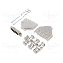 1 pcs x MH CONNECTORS - MHDM25-HD44FS-K - D-Sub HD, PIN: 44, plug, female, for cable, straight, soldering