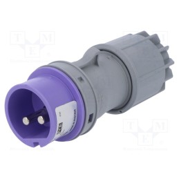 1 pcs x PCE - 072V - Connector: AC supply, plug, male, 32A, 24VAC, IEC 60309, IP44, PIN: 2
