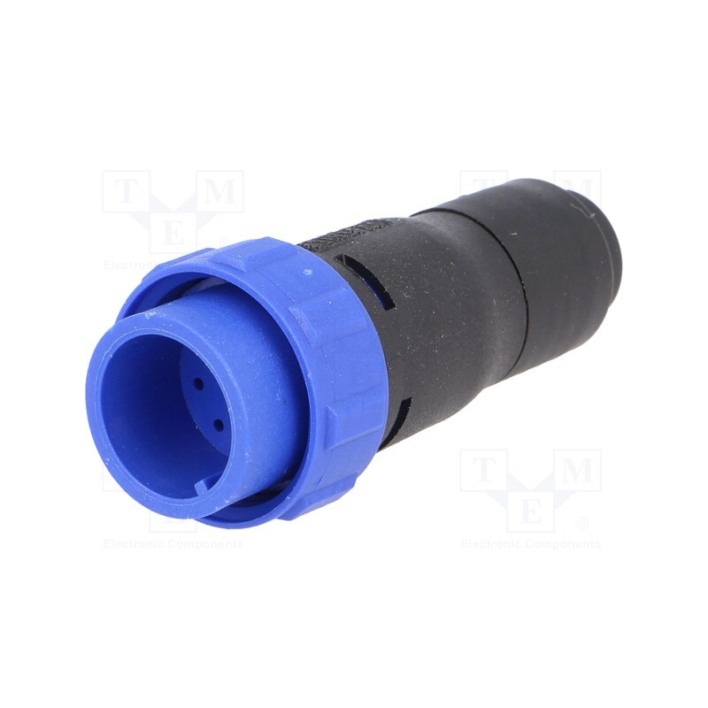 1 pcs x BULGIN - PX0410/10P/6065 - Connector: circular, plug, male, PIN: 10, w/o contacts, for cable