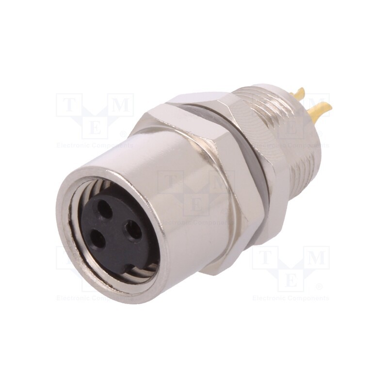 1 pcs x TE Connectivity - T4033014031-000 - Connector: M8, female, PIN: 3, unshielded, socket, IP67, 60V