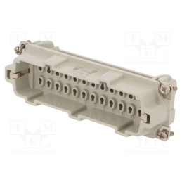 1 pcs x AMPHENOL - C14610A0240001 - Connector: HDC, contact insert, male, C146,heavy|mate E, PIN: 24