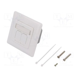 1 pcs x LOGILINK - NP0024V - Socket, RJ45, Cat: 6, shielded,double, Layout: 8p8c, 22AWG÷24AWG