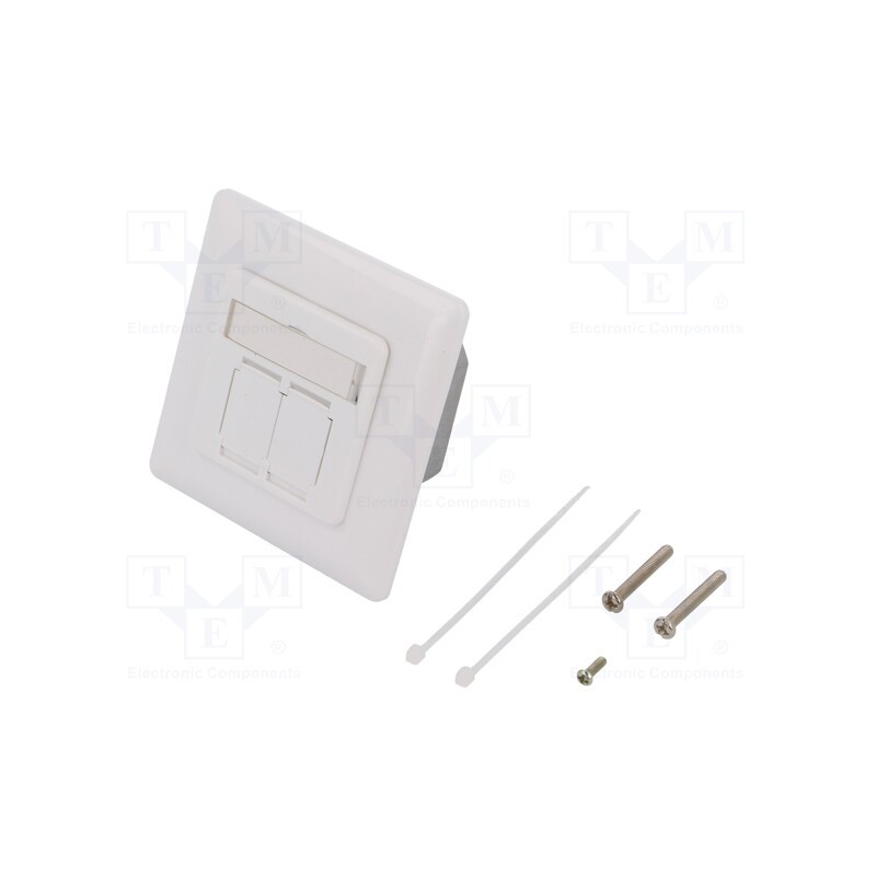 1 pcs x LOGILINK - NP0024V - Socket, RJ45, Cat: 6, shielded,double, Layout: 8p8c, 22AWG÷24AWG