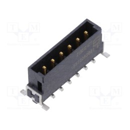 1 pcs x HARTING - 15520062601333 - Connector: PCB to PCB, male, PIN: 6, 2.54mm, har-flex® Power, 20A