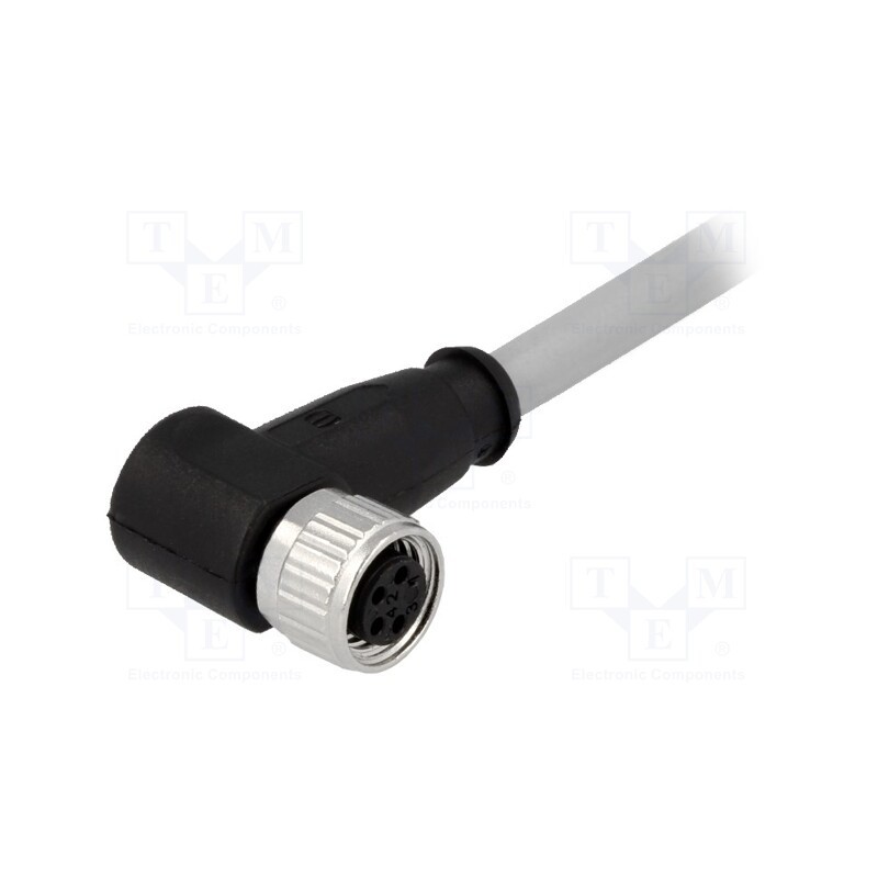 1 pcs x HARTING - 21348300481005 - Connector: M8, female, PIN: 4, angled 90°, with lead, plug, 0.5m, PVC