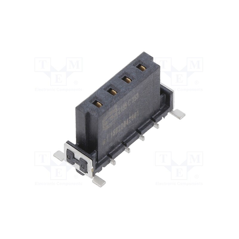 1 pcs x HARTING - 15620042601333 - Connector: PCB to PCB, female, PIN: 4, 2.54mm, har-flex® Power