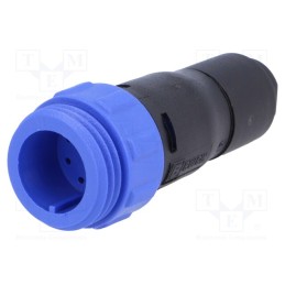 1 pcs x BULGIN - PX0411/10P/6065 - Connector: circular, plug, male, PIN: 10, w/o contacts, for cable