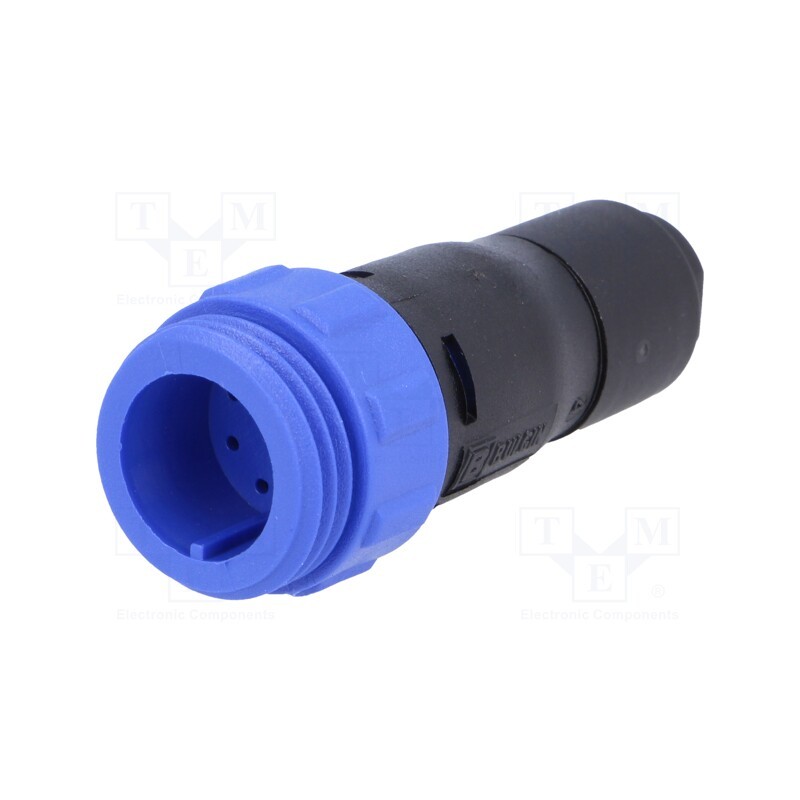 1 pcs x BULGIN - PX0411/10P/6065 - Connector: circular, plug, male, PIN: 10, w/o contacts, for cable