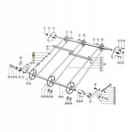 Claas chain ring 002861 0 replacement