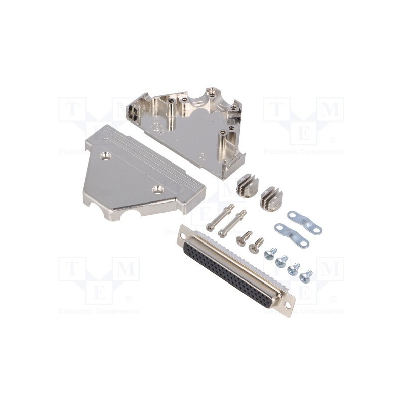 1 pcs x ENCITECH - 6355-0058-14 - D-Sub, PIN: 62, plug, female, soldering, for cable, black