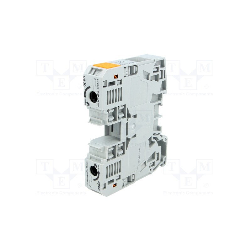 1 pcs x WAGO - 285-135 - Splice terminal: rail, 6÷35mm2, ways: 1, terminals: 2, grey, 285, 1kV