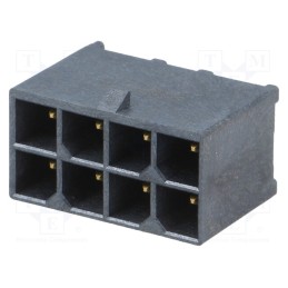 1 pcs x MOLEX - 1720650308 - Socket, wire-board, male, Mega-Fit, 5.7mm, PIN: 8, UL94V-0, 23A, THT