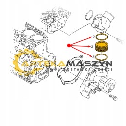 Water pump connector volvo d4d d5d d6d d7d