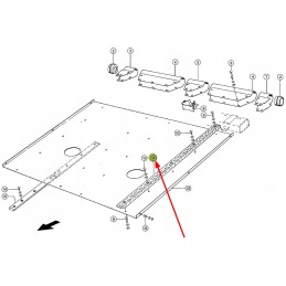 630409 04 wooden strip of the tilting lift